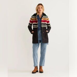 COPY - Pendleton New With Tags  Women's Camp Stripe Wool Parka